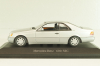 Mercedes-Benz 600 SEC (C140) 1992, B66005701, silver, Minichamps 1:43