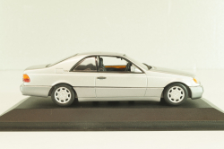 Mercedes-Benz 600 SEC (C140) 1992, B66005701, silver, Minichamps 1:43