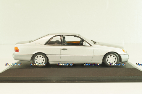 Mercedes-Benz 600 SEC (C140) 1992, B66005701, silver, Minichamps 1:43