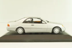 Mercedes-Benz 600 SEC (C140) 1992, B66005701, silver, Minichamps 1:43