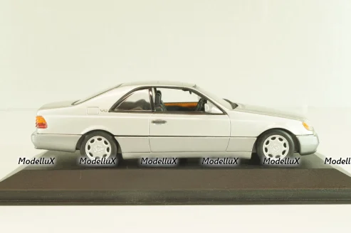 Mercedes-Benz 600 SEC (C140) 1992, B66005701, silver, Minichamps 1:43
