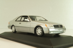 Mercedes-Benz 600 SEC (C140) 1992, B66005701, silver, Minichamps 1:43