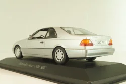 Mercedes-Benz 600 SEC (C140) 1992, B66005701, silver, Minichamps 1:43