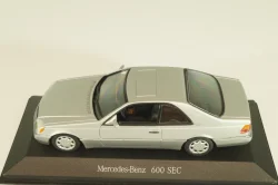Mercedes-Benz 600 SEC (C140) 1992, B66005701, silver, Minichamps 1:43