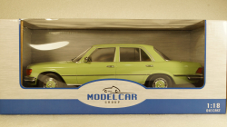 Mercedes S-Class (w116) 1972 light green, MCG18181, MCG 1:18