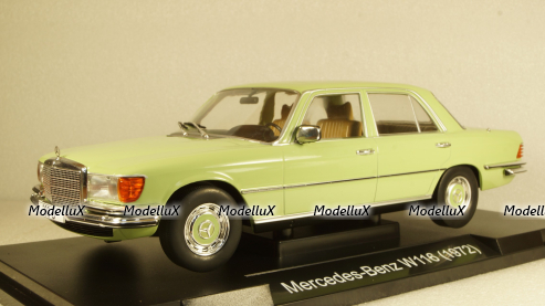 Mercedes S-Class (w116) 1972 light green, MCG18181, MCG 1:18