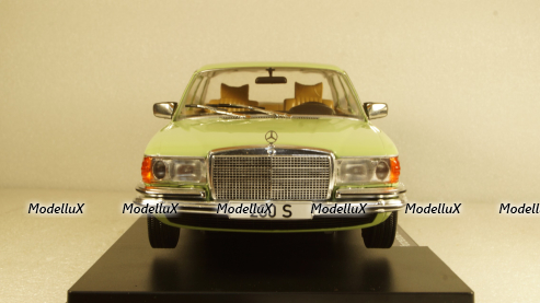 Mercedes S-Class (w116) 1972 light green, MCG18181, MCG 1:18
