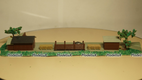 Тупик - рампа, VERO масштаб HO 1:87
