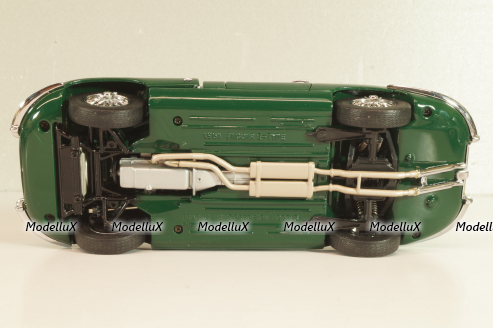 Jaguar E-Type Cabriolet 1961, green, Franklin Mint 1:24 Уценка!