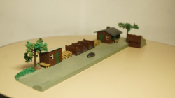 Тупик - рампа, VERO масштаб HO 1:87