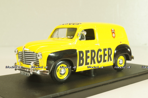 Renault Colorale "Berger" 1951, yellow/black, Atlas 1:43