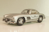 Mercedes-Benz 300 SL Gullwing (W198) 1954, silver, Franklin Mint 1:24