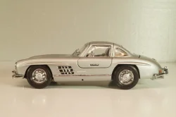 Mercedes-Benz 300 SL Gullwing (W198) 1954, silver, Franklin Mint 1:24