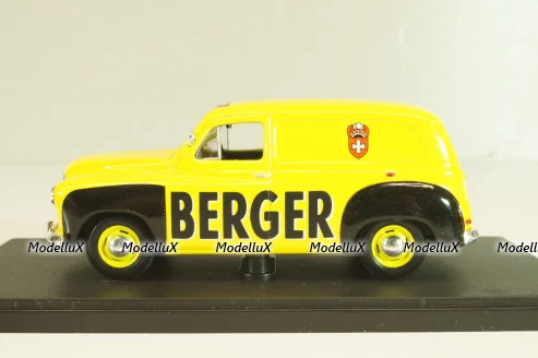 Renault Colorale "Berger" 1951, yellow/black, Atlas 1:43