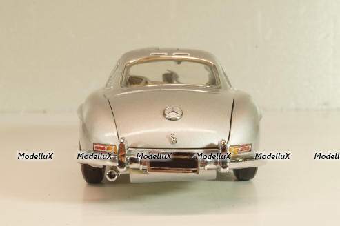Mercedes-Benz 300 SL Gullwing (W198) 1954, silver, Franklin Mint 1:24