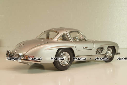 Mercedes-Benz 300 SL Gullwing (W198) 1954, silver, Franklin Mint 1:24
