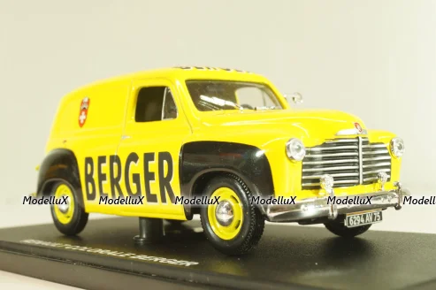 Renault Colorale "Berger" 1951, yellow/black, Atlas 1:43