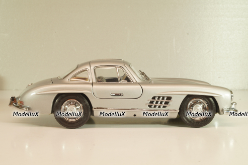 Mercedes-Benz 300 SL Gullwing (W198) 1954, silver, Franklin Mint 1:24