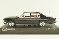 Opel Kapitan 1969, black, 430046001, Minichamps 1:43