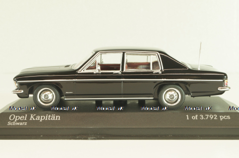 Opel Kapitan 1969, black, 430046001, Minichamps 1:43