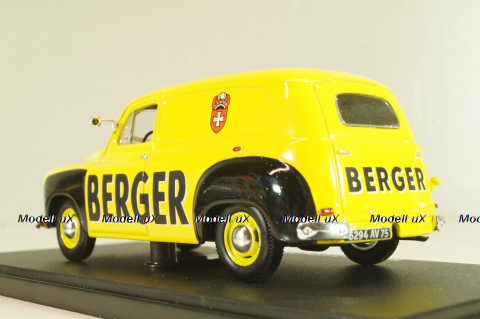 Renault Colorale "Berger" 1951, yellow/black, Atlas 1:43