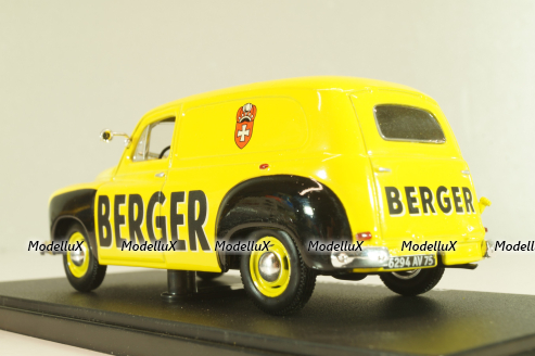 Renault Colorale "Berger" 1951, yellow/black, Atlas 1:43