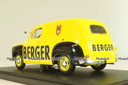 Renault Colorale "Berger" 1951, yellow/black, Atlas 1:43