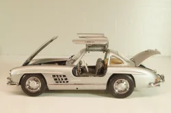 Mercedes-Benz 300 SL Gullwing (W198) 1954, silver, Franklin Mint 1:24
