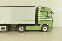 Mercedes-Benz Actros FH25 GigaSpace 4x2 2012 with semi-trailer "Stohr", green/silver, 8622/03, NZG 1:50
