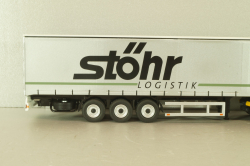 Mercedes-Benz Actros FH25 GigaSpace 4x2 2012 with semi-trailer "Stohr", green/silver, 8622/03, NZG 1:50