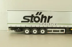 Mercedes-Benz Actros FH25 GigaSpace 4x2 2012 with semi-trailer "Stohr", green/silver, 8622/03, NZG 1:50