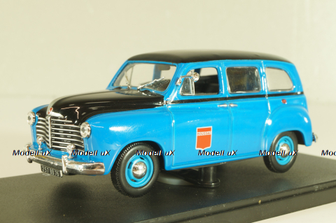 Renault Colorale Vitree "Boussac" 1952, blue/black, Atlas 1:43