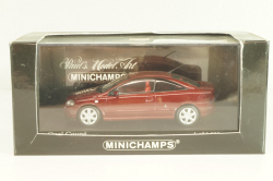 Opel Astra Coupe 2000, dark red, 430049124, Minichamps 1:43