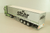 Mercedes-Benz Actros FH25 GigaSpace 4x2 2012 with semi-trailer "Stohr", green/silver, 8622/03, NZG 1:50