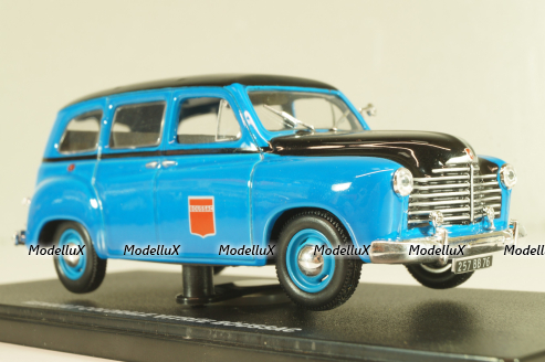 Renault Colorale Vitree "Boussac" 1952, blue/black, Atlas 1:43