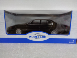 BMW 750i (E32) 1986, 7 Series, metallic black, MCG18162, MCG 1:18