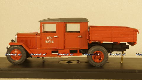 ЗиС-5В (с двойной кабиной) пожарный­, Клаксон 1:43