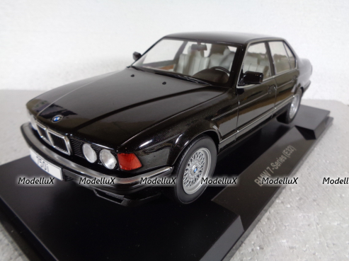 BMW 750i (E32) 1986, 7 Series, metallic black, MCG18162, MCG 1:18