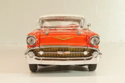 Chevrolet Bel Air 1957, red/white roof, Franklin Mint 1:24
