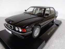 BMW 750i (E32) 1986, 7 Series, metallic black, MCG18162, MCG 1:18