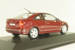 Opel Astra Coupe 2000, dark red, 430049124, Minichamps 1:43