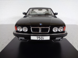BMW 750i (E32) 1986, 7 Series, metallic black, MCG18162, MCG 1:18
