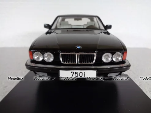 BMW 750i (E32) 1986, 7 Series, metallic black, MCG18162, MCG 1:18