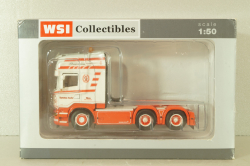 Scania R6 Topline 6x2 2004, white/red, 01-1547, WSI 1:50 