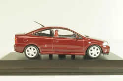 Opel Astra Coupe 2000, dark red, 430049124, Minichamps 1:43