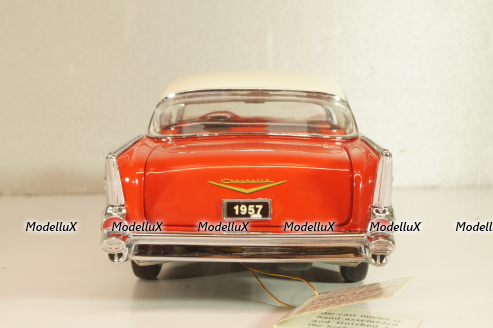 Chevrolet Bel Air 1957, red/white roof, Franklin Mint 1:24