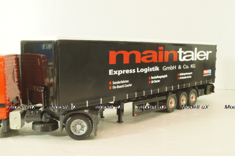 Kogel semi-trailer "Main taler", black, 848/01, NZG 1:50