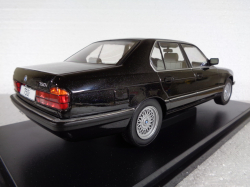 BMW 750i (E32) 1986, 7 Series, metallic black, MCG18162, MCG 1:18