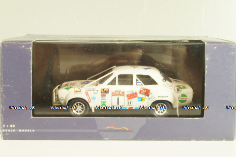 Ford Escort 1850 TC #1, winner London-Mexico 1995, white, 513, Trofeu 1:43
