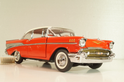 Chevrolet Bel Air 1957, red/white roof, Franklin Mint 1:24